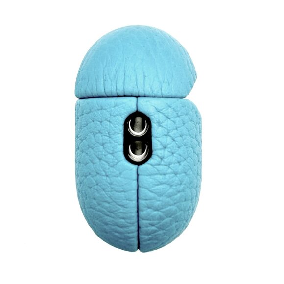 NWT SKY BLUE Pebble Leather Case for Apple Airpods Pro 2 - Picture 5 of 6